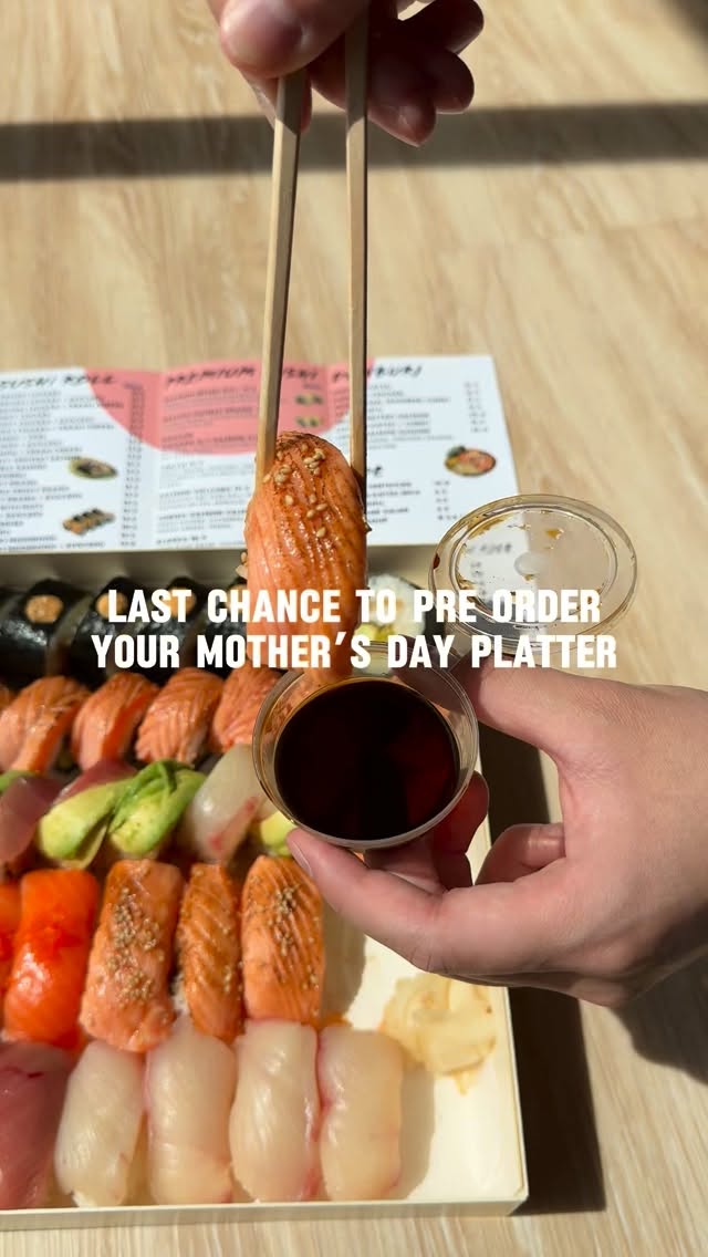 Saka Sushi Instagram Reel