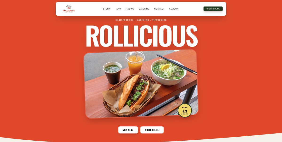 Rollicious website